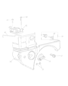 270-Sua Engine / 270-Sua Engine Shroud Diagram and Parts List for 31AS63EF700 2015 Yard Machines Snow Blower